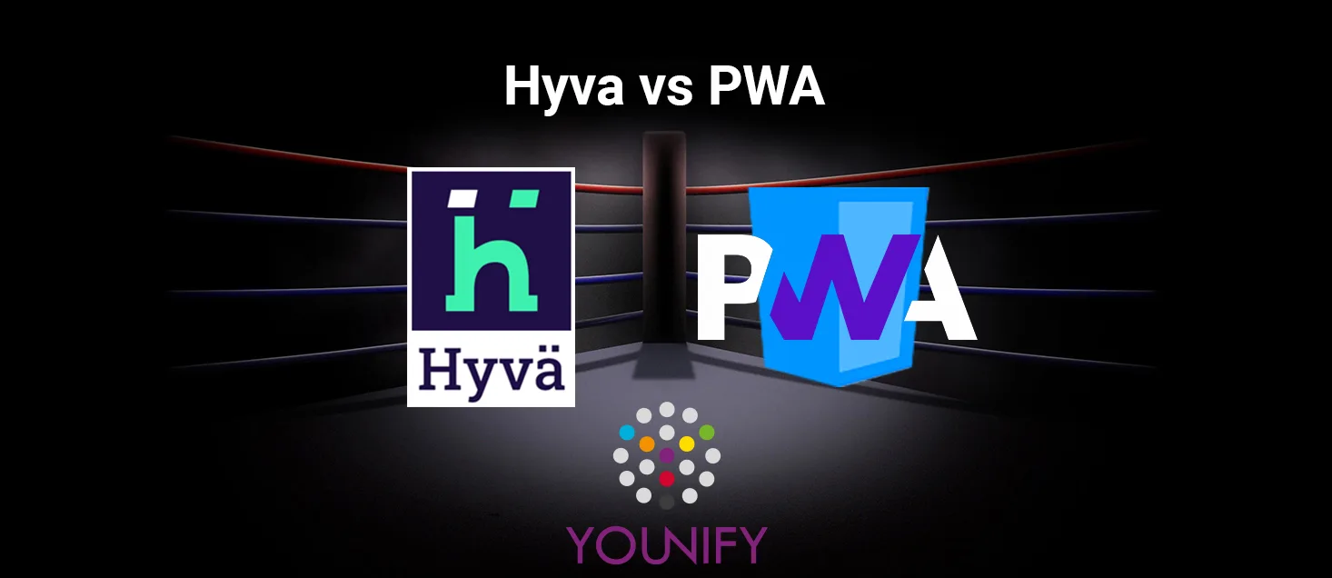 Hyva vs PWA Blog Banner