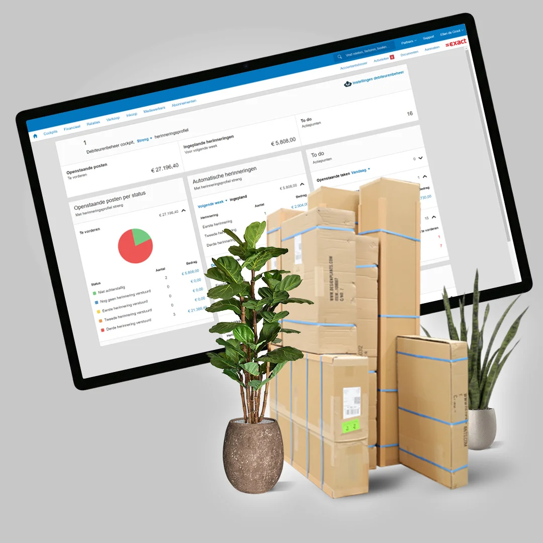 Webshoporders automatisch in Exact Online: de ERP-koppeling van Maxifleur
